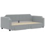 Sofá cama nido con cajones tela gris claro 100x200 cm de vidaXL, Camas y somieres - Ref: Foro24-3197675, Precio: 307,30 €, De...