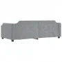 Trundle sofa bed with drawers light gray fabric 100x200 cm by vidaXL, Beds and slatted bases - Ref: Foro24-3197675, Price: 30...