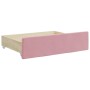 Trundle sofa bed with pink velvet drawers 80x200 cm by vidaXL, Beds and slatted bases - Ref: Foro24-3197839, Price: 463,64 €,...