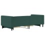 Trundle sofa bed with drawers dark green velvet 90x200 cm by vidaXL, Beds and slatted bases - Ref: Foro24-3196741, Price: 294...
