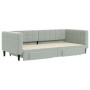 Sofá cama nido con cajones terciopelo gris claro 90x200 cm de vidaXL, Camas y somieres - Ref: Foro24-3196739, Precio: 294,73 ...