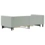 Sofá cama nido con cajones terciopelo gris claro 90x200 cm de vidaXL, Camas y somieres - Ref: Foro24-3196739, Precio: 295,14 ...