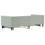 Sofá cama nido con cajones terciopelo gris claro 90x200 cm de vidaXL, Camas y somieres - Ref: Foro24-3196739, Precio: 294,73 ...