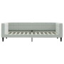 Sofá cama nido con cajones terciopelo gris claro 90x200 cm de vidaXL, Camas y somieres - Ref: Foro24-3196739, Precio: 294,73 ...
