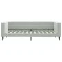 Trundle sofa bed with drawers light gray velvet 90x200 cm by vidaXL, Beds and slatted bases - Ref: Foro24-3196739, Price: 295...