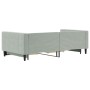 Sofá cama nido con cajones terciopelo gris claro 100x200 cm de vidaXL, Camas y somieres - Ref: Foro24-3196746, Precio: 307,00...