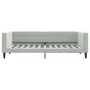 Trundle sofa bed with drawers light gray velvet 100x200 cm by vidaXL, Beds and slatted bases - Ref: Foro24-3196746, Price: 30...