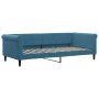 Ausziehbares Schlafsofa mit Schubladen aus blauem Samt, 90 x 200 cm von vidaXL, Betten und Lattenroste - Ref: Foro24-3197842,...