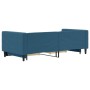 Trundle sofa bed with drawers blue velvet 90x200 cm by vidaXL, Beds and slatted bases - Ref: Foro24-3196738, Price: 288,67 €,...