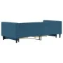 Trundle sofa bed with drawers blue velvet 90x200 cm by vidaXL, Beds and slatted bases - Ref: Foro24-3196738, Price: 289,23 €,...