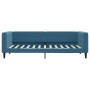 Trundle sofa bed with drawers blue velvet 90x200 cm by vidaXL, Beds and slatted bases - Ref: Foro24-3196738, Price: 288,67 €,...