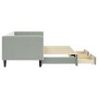 Trundle sofa bed with drawers light gray velvet 80x200 cm by vidaXL, Beds and slatted bases - Ref: Foro24-3196732, Price: 289...