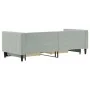 Trundle sofa bed with drawers light gray velvet 80x200 cm by vidaXL, Beds and slatted bases - Ref: Foro24-3196732, Price: 310...
