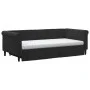 Sofá cama nido con cajones terciopelo negro 90x190 cm de vidaXL, Camas y somieres - Ref: Foro24-3197858, Precio: 442,65 €, De...