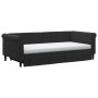 Trundle sofa bed with drawers black velvet 90x190 cm by vidaXL, Beds and slatted bases - Ref: Foro24-3197858, Price: 449,95 €...