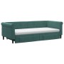 Sofá cama nido con cajones terciopelo verde oscuro 90x200 cm de vidaXL, Camas y somieres - Ref: Foro24-3197845, Precio: 478,9...
