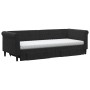Sofá cama nido con cajones terciopelo negro 80x200 cm de vidaXL, Camas y somieres - Ref: Foro24-3197840, Precio: 455,01 €, De...