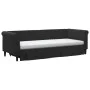 Trundle sofa bed with drawers black velvet 80x200 cm by vidaXL, Beds and slatted bases - Ref: Foro24-3197840, Price: 457,79 €...