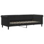 Sofá cama nido con cajones terciopelo negro 80x200 cm de vidaXL, Camas y somieres - Ref: Foro24-3197840, Precio: 455,01 €, De...