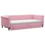 Trundle sofa bed with pink velvet drawers 90x200 cm by vidaXL, Beds and slatted bases - Ref: Foro24-3197846, Price: 480,16 €,...