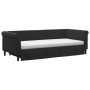 Sofá cama nido con cajones terciopelo negro 90x200 cm de vidaXL, Camas y somieres - Ref: Foro24-3197847, Precio: 483,43 €, De...