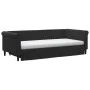 Trundle sofa bed with drawers black velvet 90x200 cm by vidaXL, Beds and slatted bases - Ref: Foro24-3197847, Price: 482,15 €...