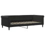 Sofá cama nido con cajones terciopelo negro 90x200 cm de vidaXL, Camas y somieres - Ref: Foro24-3197847, Precio: 483,43 €, De...