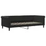 Trundle sofa bed with drawers black velvet 90x200 cm by vidaXL, Beds and slatted bases - Ref: Foro24-3197847, Price: 482,15 €...