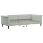 Trundle sofa bed with drawers light gray velvet 90x200 cm by vidaXL, Beds and slatted bases - Ref: Foro24-3197843, Price: 486...
