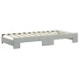 Trundle sofa bed with drawers light gray velvet 90x200 cm by vidaXL, Beds and slatted bases - Ref: Foro24-3197843, Price: 486...