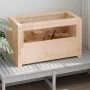 Solid spruce wood hamster cage 60x30x35 cm by vidaXL, Cages and habitats for small animals - Ref: Foro24-172377, Price: 56,10...