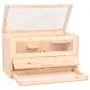 Solid spruce wood hamster cage 60x30x35 cm by vidaXL, Cages and habitats for small animals - Ref: Foro24-172377, Price: 56,10...