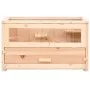 Solid spruce wood hamster cage 60x30x35 cm by vidaXL, Cages and habitats for small animals - Ref: Foro24-172377, Price: 56,10...