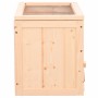 Jaula para hámster madera maciza abeto 60x30x35 cm