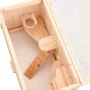 Solid spruce wood hamster cage 60x30x35 cm by vidaXL, Cages and habitats for small animals - Ref: Foro24-172377, Price: 56,10...