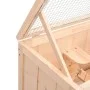 Solid spruce wood hamster cage 60x30x35 cm by vidaXL, Cages and habitats for small animals - Ref: Foro24-172377, Price: 56,10...