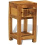 Nachttisch mit 1 Schublade aus massivem Mangoholz von vidaXL, Nachttische - Ref: Foro24-241090, Preis: 140,48 €, Rabatt: %