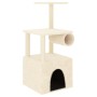 Katzenkratzbaum mit cremefarbenen Sisalstämmen, 109,5 cm von vidaXL, Katzenmöbel - Ref: Foro24-172058, Preis: 37,55 €, Rabatt: %
