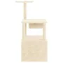 Cat scratching post with cream sisal posts 109.5 cm by vidaXL, Cat furniture - Ref: Foro24-172058, Price: 37,11 €, Discount: %
