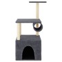 Katzenkratzbaum mit dunkelgrauen Sisalstämmen 109,5 cm von vidaXL, Katzenmöbel - Ref: Foro24-172060, Preis: 38,26 €, Rabatt: %