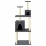 Cat scratching post with dark gray sisal posts 167 cm by vidaXL, Cat furniture - Ref: Foro24-172069, Price: 61,31 €, Discount: %