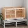 Hamster cage solid fir wood 89.5x45x45 cm by vidaXL, Cages and habitats for small animals - Ref: Foro24-172381, Price: 99,81 ...