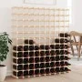 Weinregal für 120 Flaschen aus massivem Kiefernholz 112,5x23x123,5cm von vidaXL, Weinregale - Ref: Foro24-353754, Preis: 153,...