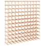 Wine rack for 120 bottles solid pine wood 112.5x23x123.5cm by vidaXL, Wine racks - Ref: Foro24-353754, Price: 163,57 €, Disco...