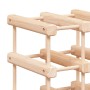 Wine rack for 120 bottles solid pine wood 112.5x23x123.5cm by vidaXL, Wine racks - Ref: Foro24-353754, Price: 163,57 €, Disco...