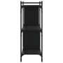 3-shelf engineered wood bookcase in black, 76x32x88 cm by vidaXL, Bookcases and shelves - Ref: Foro24-833930, Price: 49,96 €,...