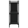 3-shelf engineered wood bookcase in black, 76x32x88 cm by vidaXL, Bookcases and shelves - Ref: Foro24-833930, Price: 49,34 €,...