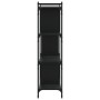 4-shelf bookcase black engineered wood 76x32x123 cm by vidaXL, Bookcases and shelves - Ref: Foro24-833935, Price: 64,37 €, Di...
