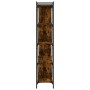 Bücherregal mit 5 Regalen aus Holzwerkstoff, geräucherte Eiche, 76 x 32 x 158 cm von vidaXL, Bücherregale und Regale - Ref: F...