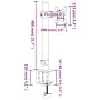 Soporte para monitor acero negro VESA 75/100 mm de vidaXL, Soportes para monitores y televisor - Ref: Foro24-357999, Precio: ...